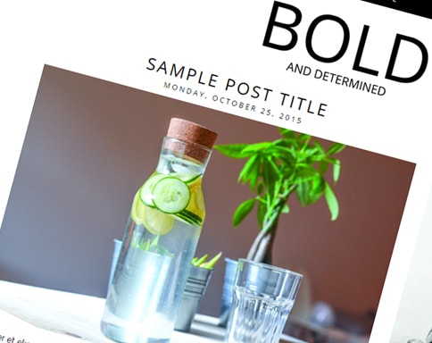 Bold Theme